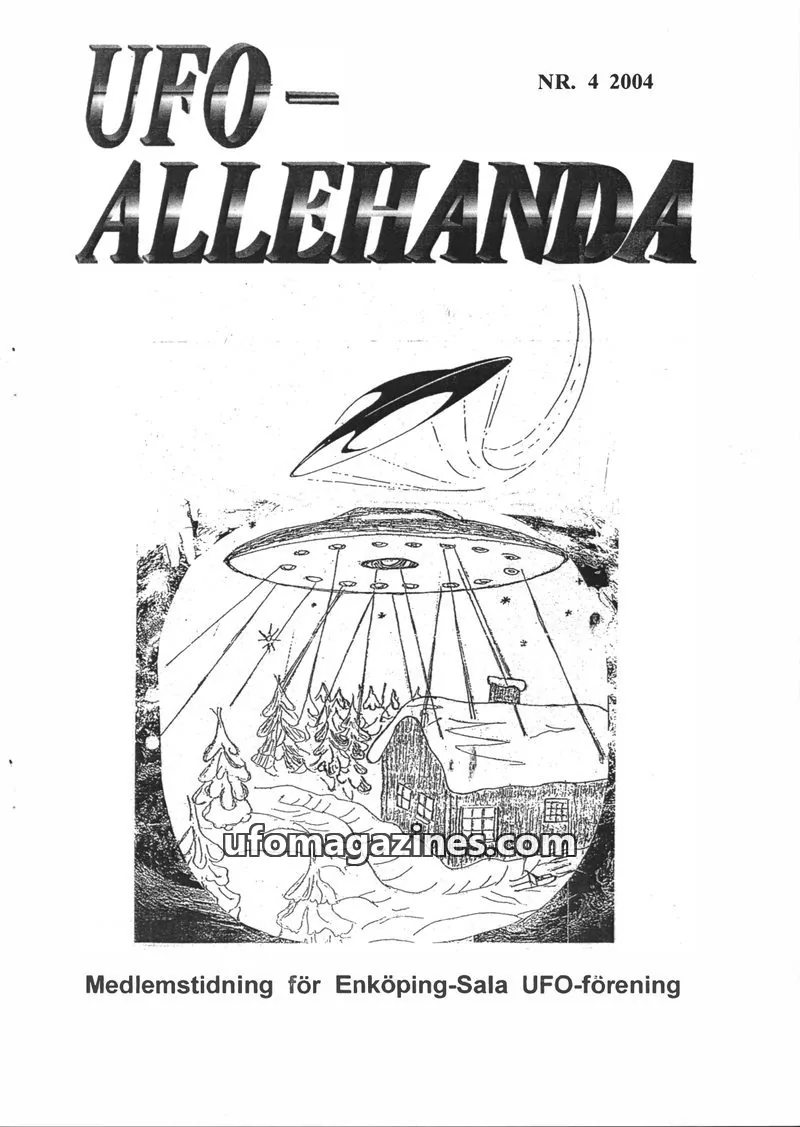 Cover of UFO Allehanda issue 4: UFO-ALLEHANDA