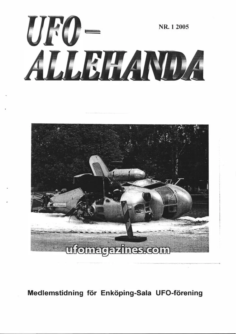 Cover of UFO Allehanda issue 1: UFO-ALLEHANDA