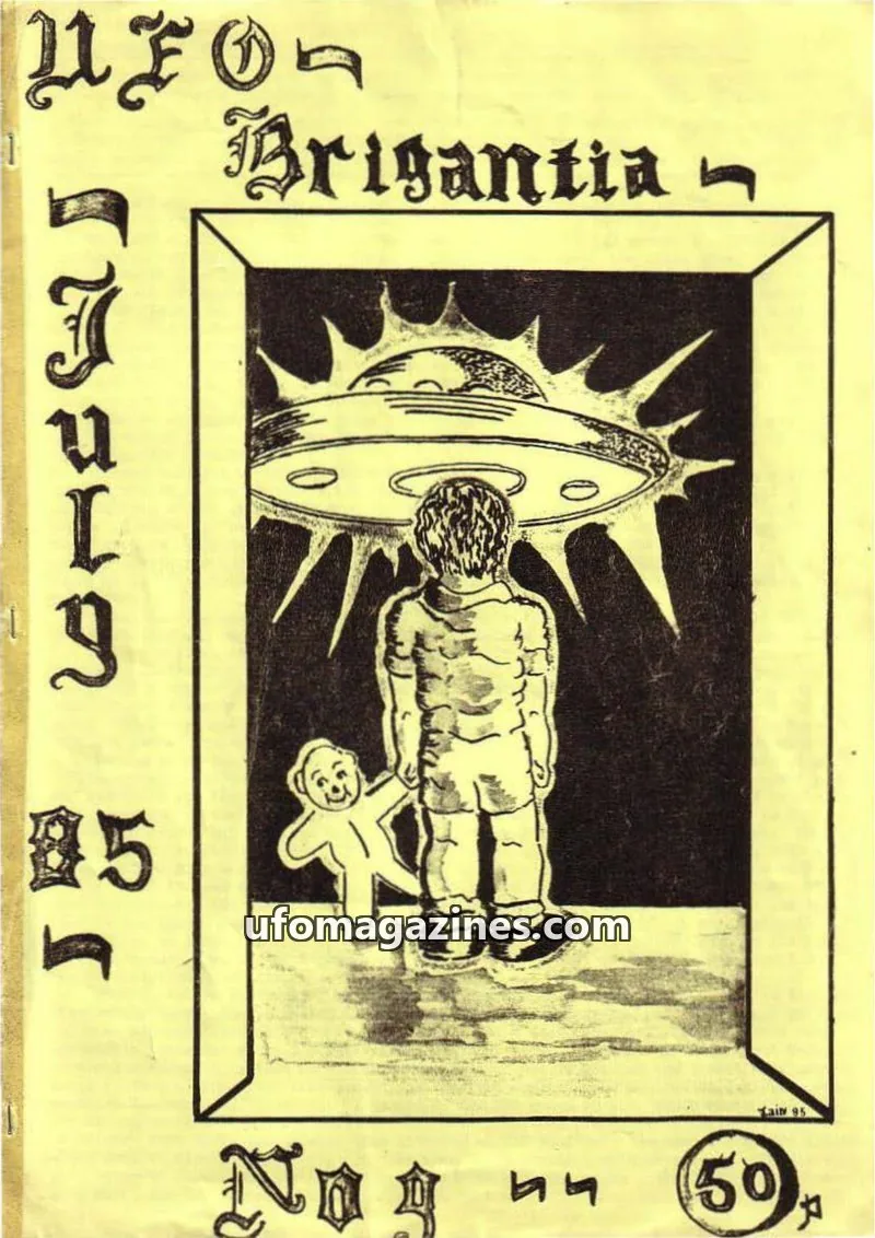 Cover of West Yorkshire UFO Research Group issue 9: UFO Brigantia