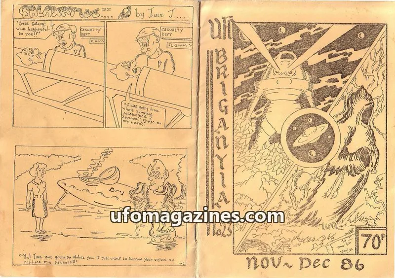 Cover of The West Yorkshire UFO Research Group issue 23: UFO BRIGANTIA