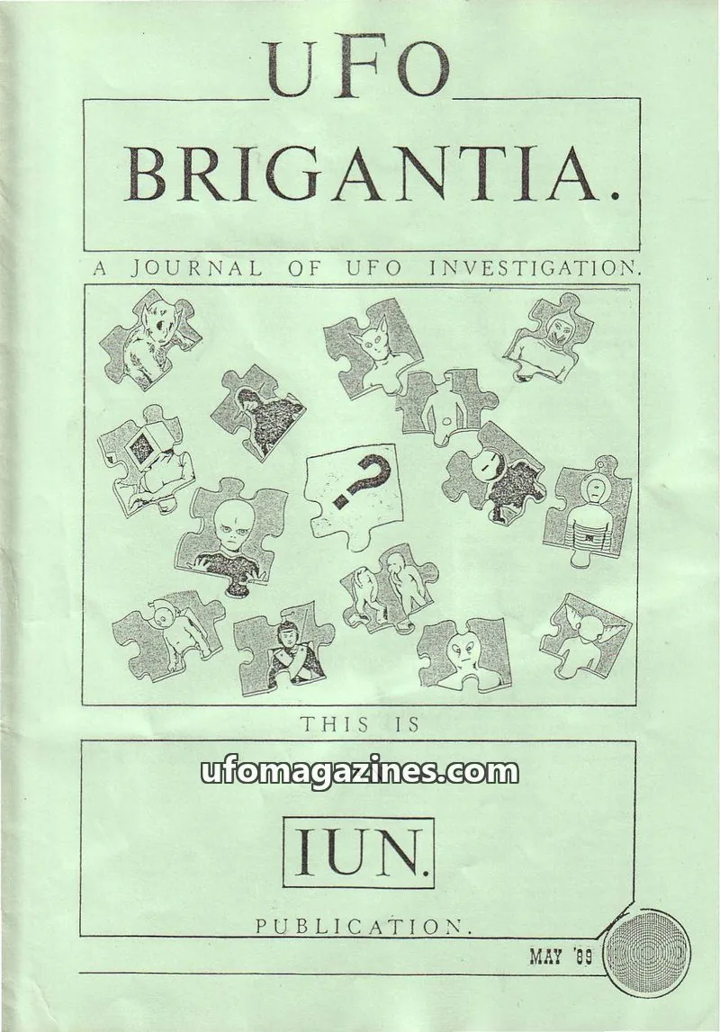 Cover of UFO Brigantia issue 38: UFO BRIGANTIA