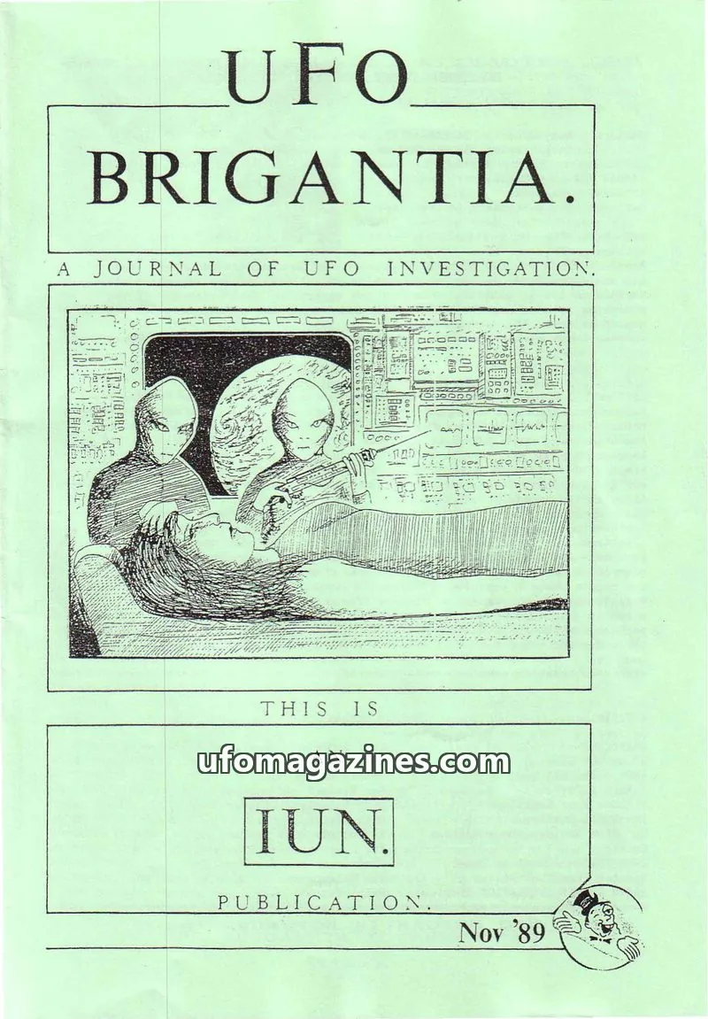 Cover of UFO Brigantia issue no.40: UFO BRIGANTIA