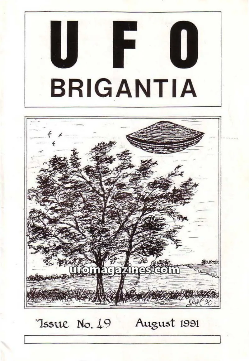 Cover of The Journal of the Independent UFO Network issue 49: UFO BRIGANTIA