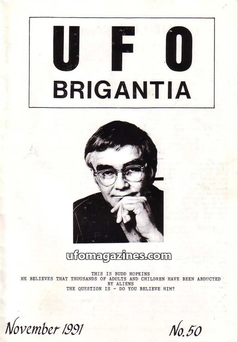 Cover of The Independent UFO Network issue No. 50: UFO BRIGANTIA