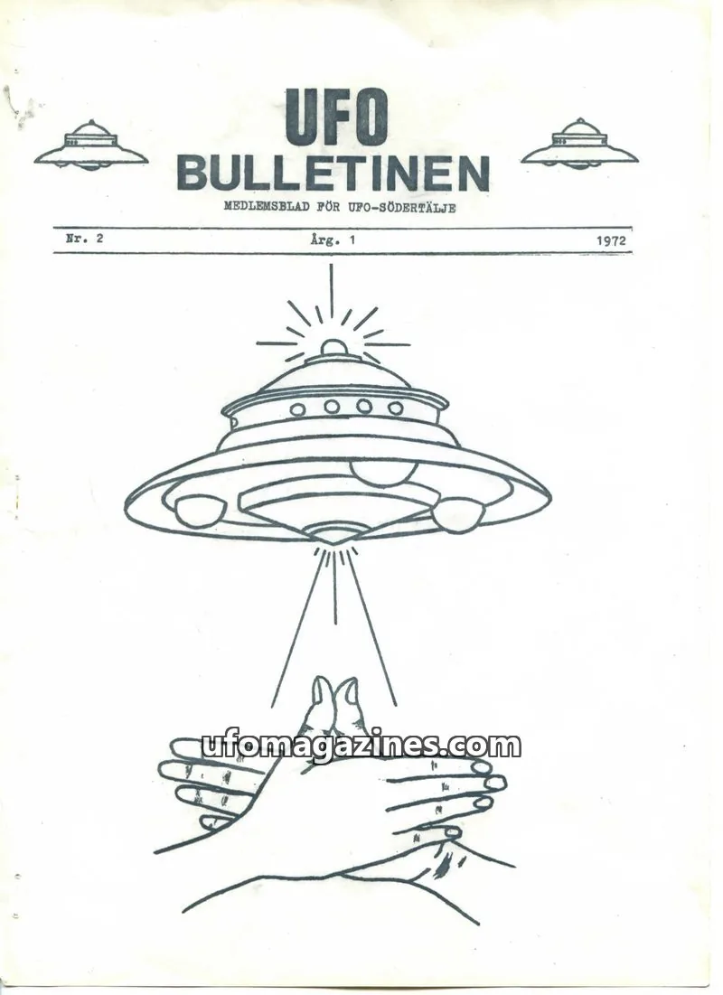 Cover of UFO-Bulletinen issue 2: UFO BULLETIN