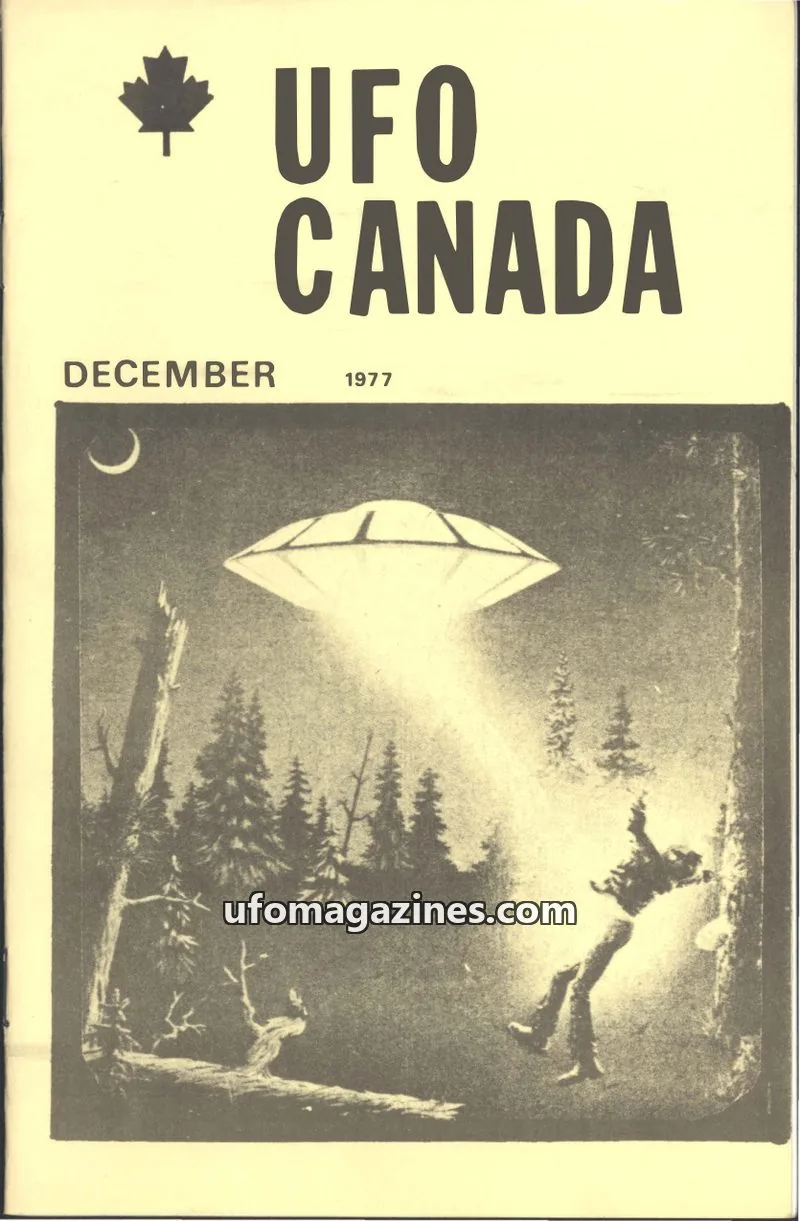 Cover of UFO Canada (Gontovnick) issue VOLUME ONE NUMBER SIX: UFO CANADA