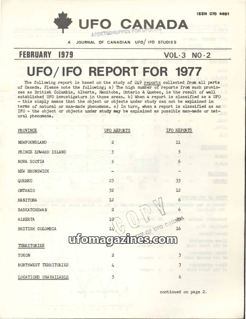 Cover of UFO Canada (Gontovnick) issue VOL.3 NO.2: UFO CANADA