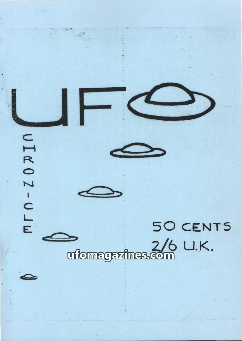 Cover of UFO Chronicle (Gordon Emery) issue Vol.1. No.4.: UFO CHRONICLE
