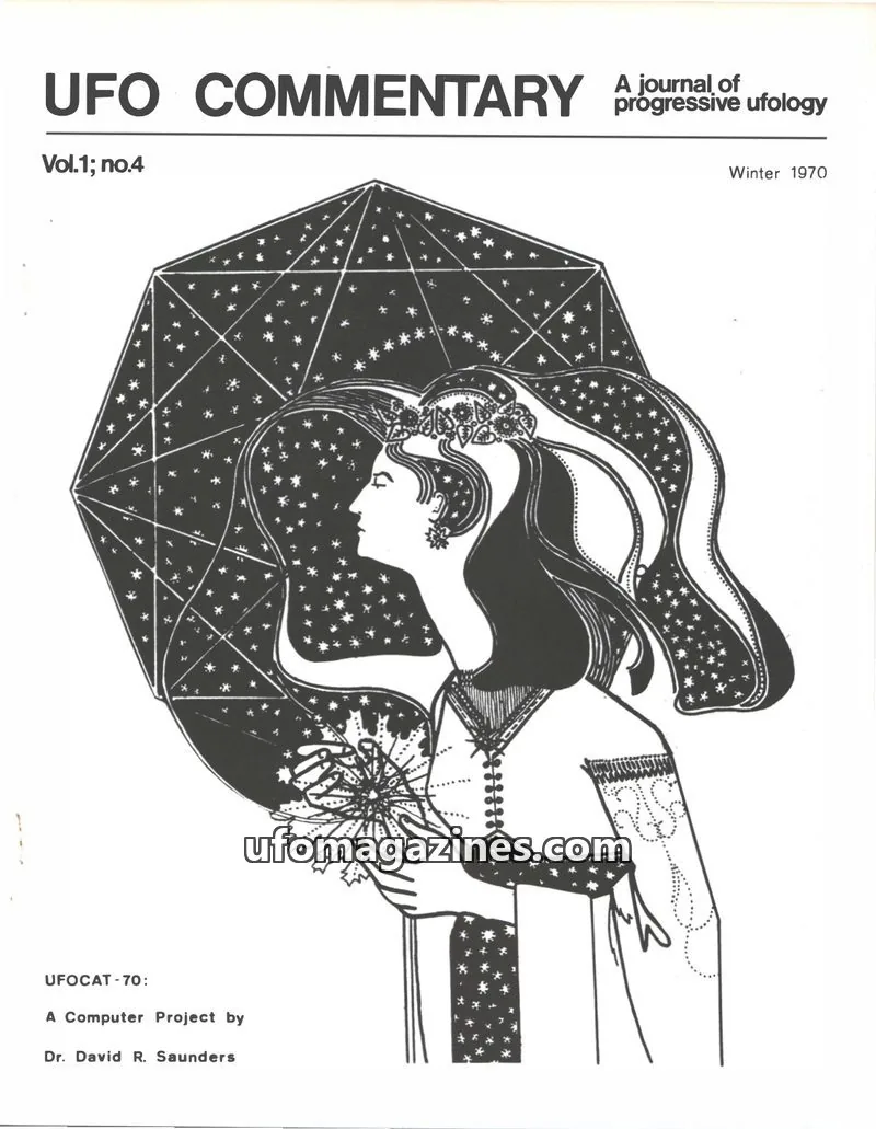 Cover of UFO Commentary (Patrick Huyghe) issue no.4: UFO COMMENTARY