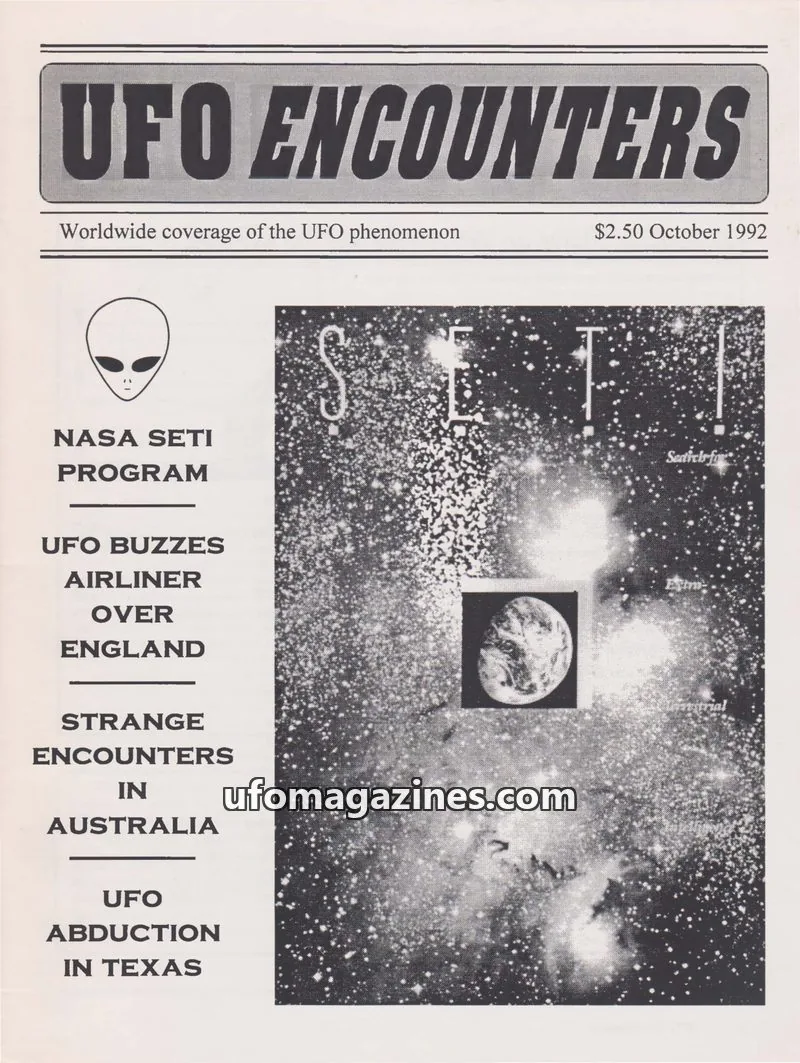 Cover of Aztec Publishing issue #2: UFO ENCOUNTERS