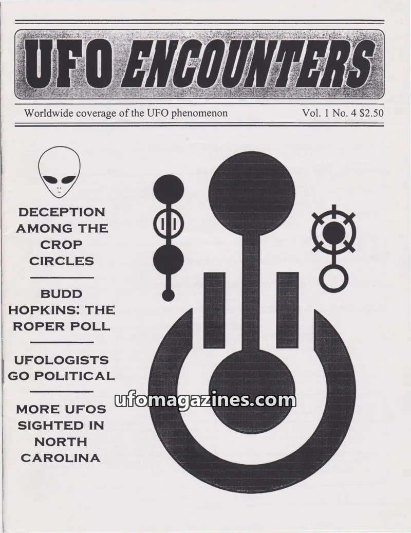Cover of Aztec Publishing issue Vol. 1 No. 4: UFO ENCOUNTERS