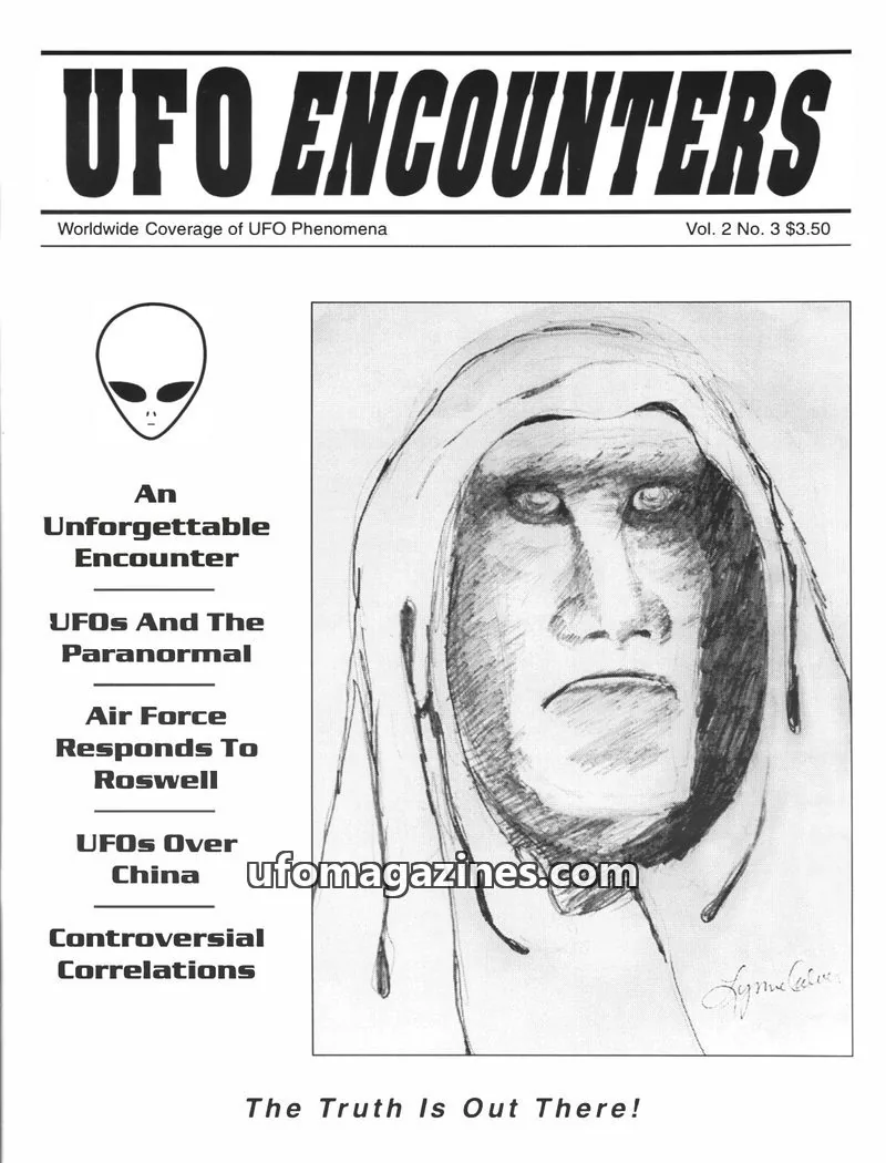 Cover of Aztec Publishing issue Vol. 2 No. 3: UFO ENCOUNTERS