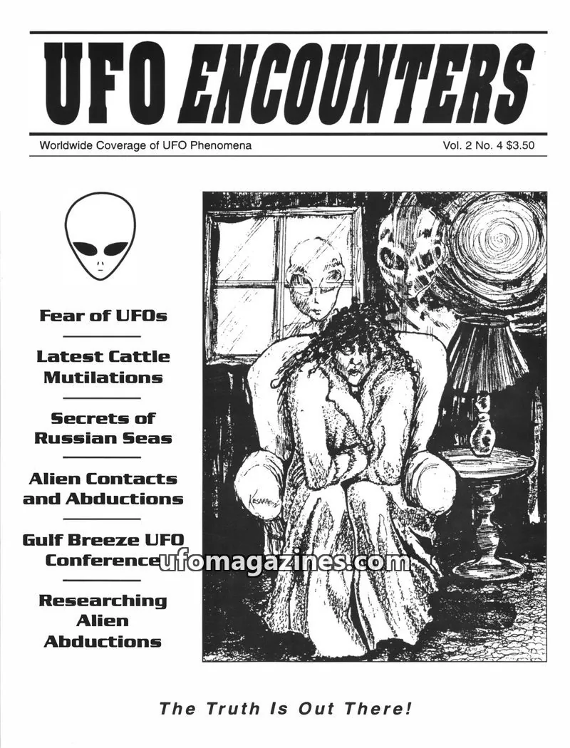 Cover of Aztec Publishing issue Vol. 2 No. 4: UFO ENCOUNTERS