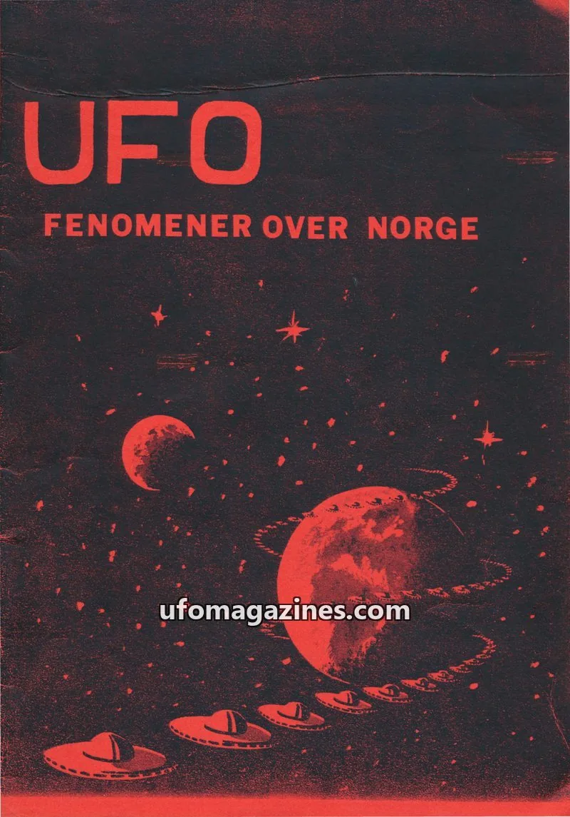 Cover of UFO Fenomener Over Norge issue 1: UFO FENOMENER OVER NORGE