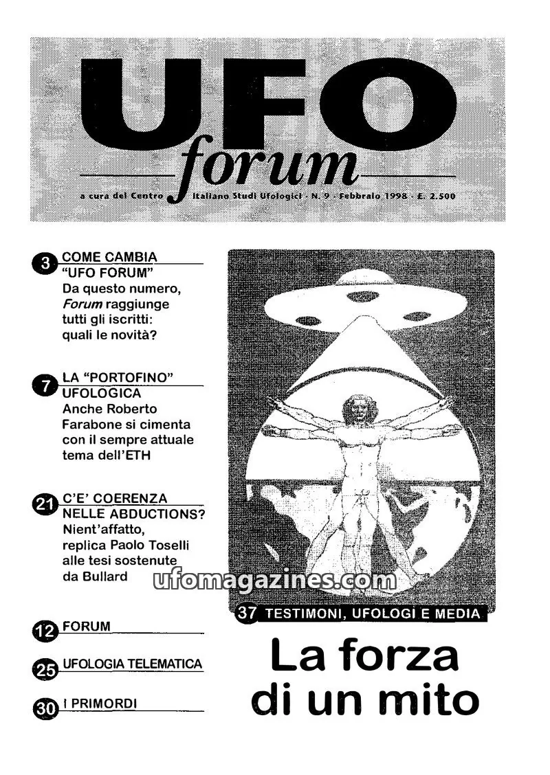 Cover of UFO Forum (CISU) issue 9: UFO forum
