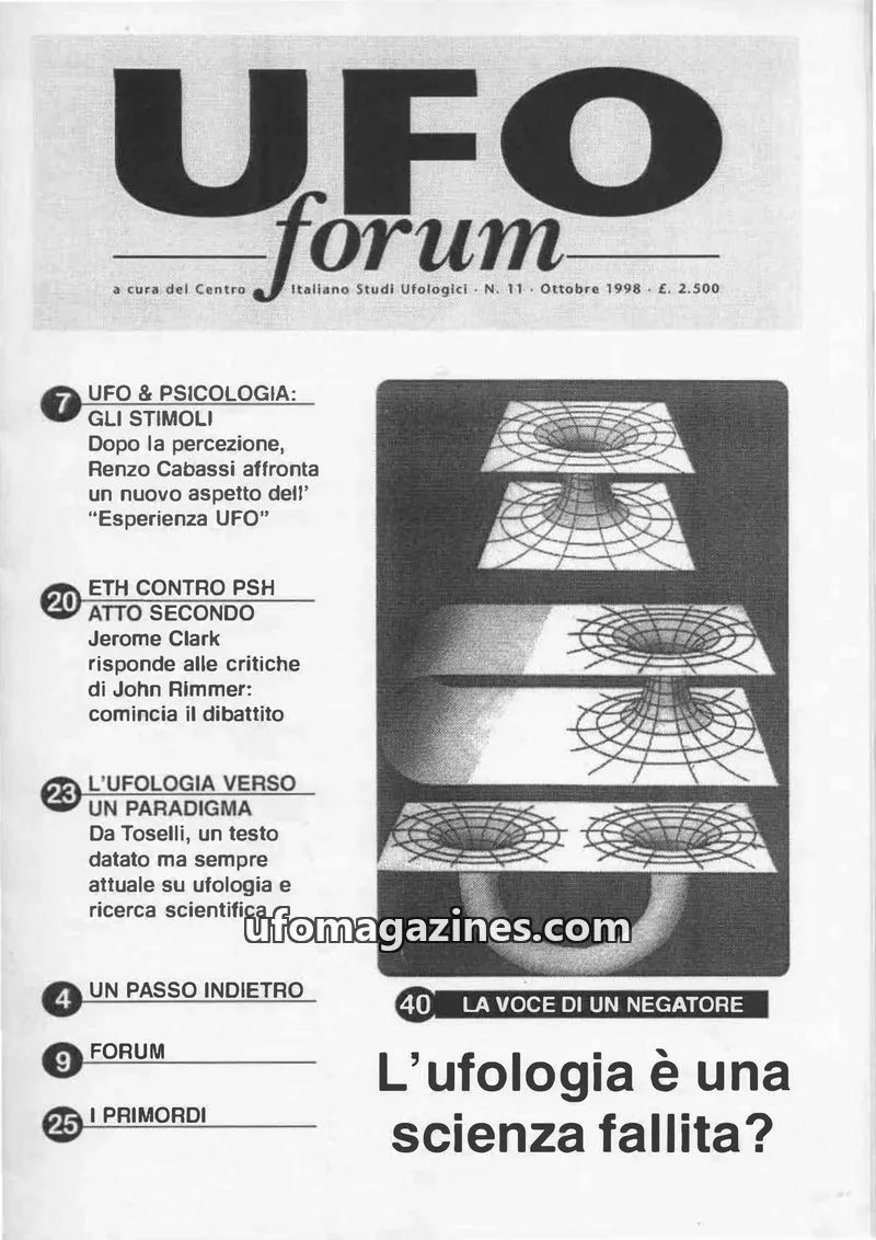 Cover of UFO Forum (CISU) issue 11: UFO forum