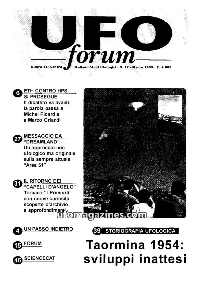 Cover of UFO Forum (CISU) issue 12: UFO forum
