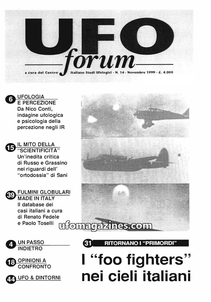Cover of UFO Forum (CISU) issue 14: UFO forum