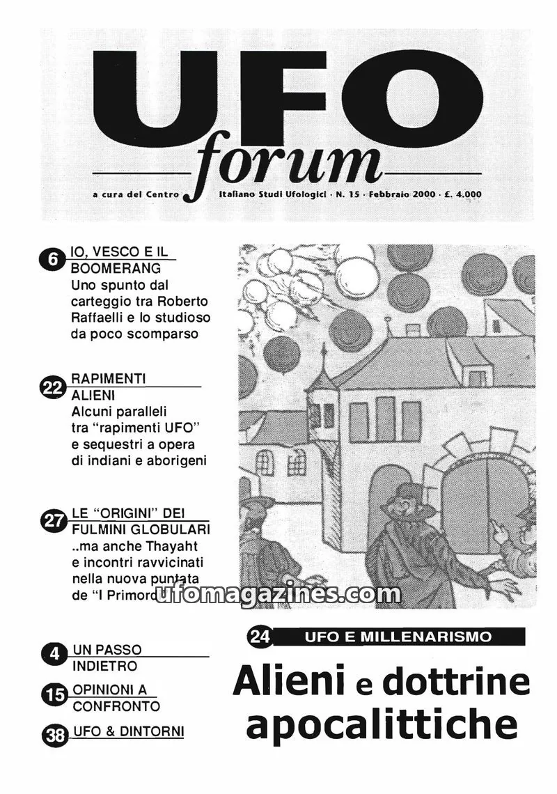 Cover of UFO Forum (CISU) issue 15: UFO forum