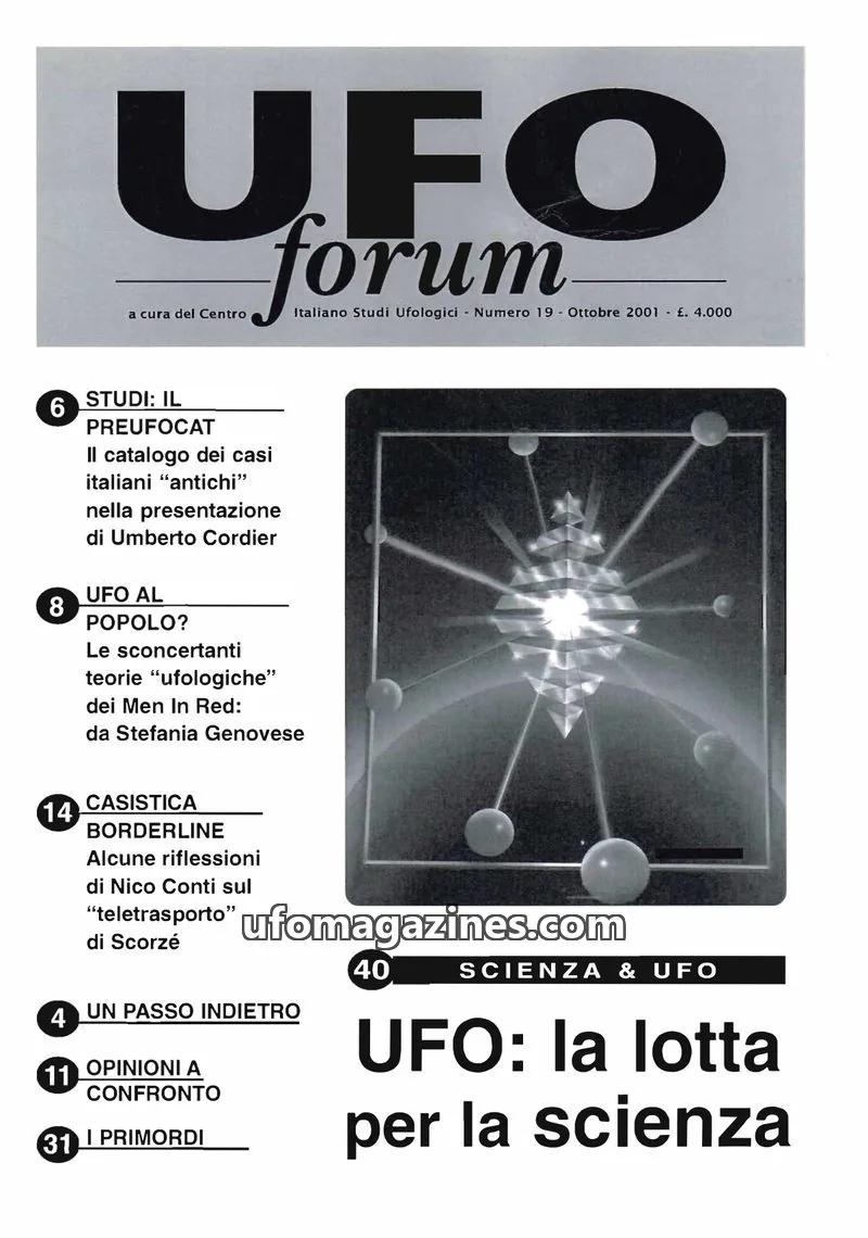 Cover of UFO Forum (CISU) issue 19: UFO forum
