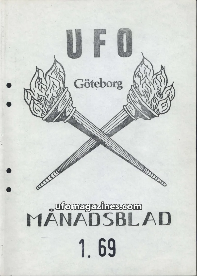 Cover of UFO Goteborg Manadsblad issue 1.69: UFO Månadsblad