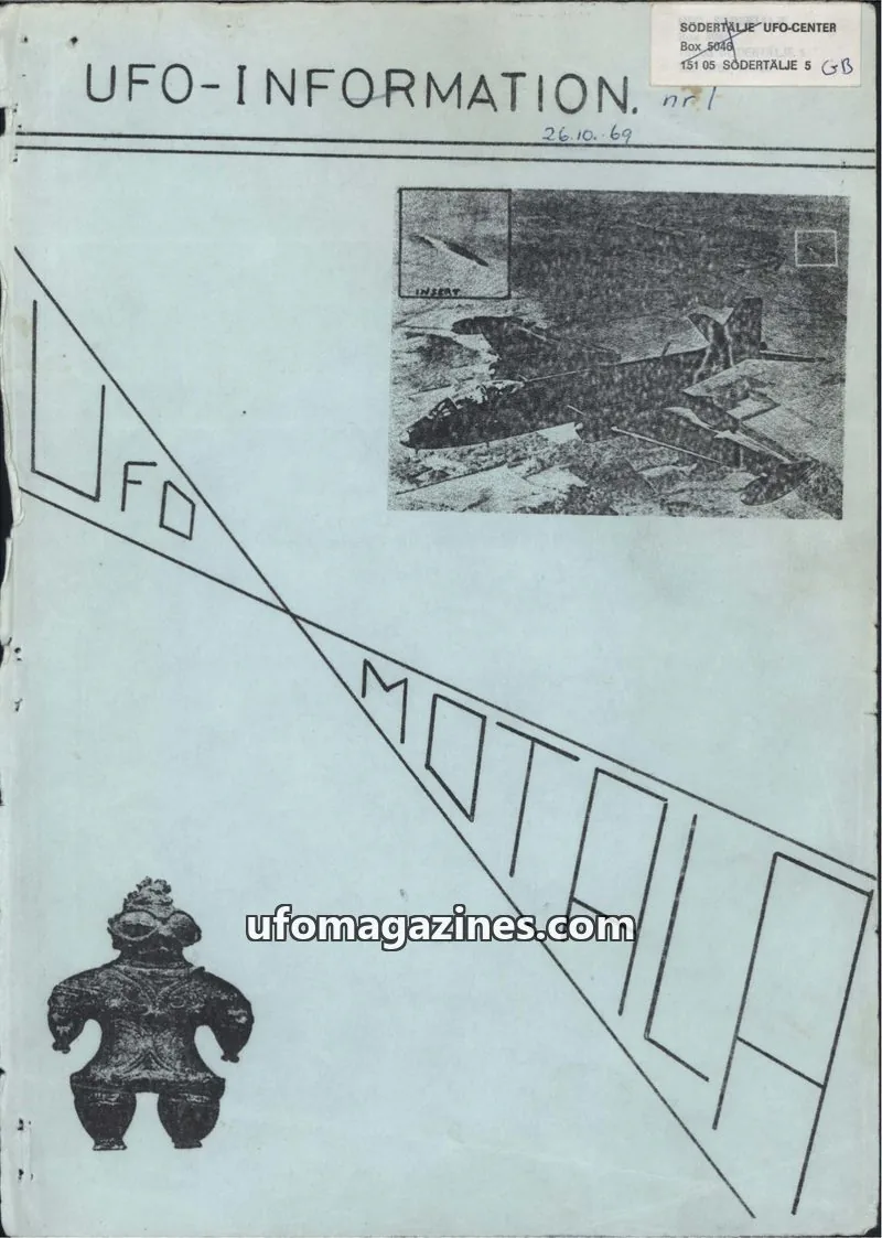 Cover of UFO Information issue nr 1: UFO-INFORMATION