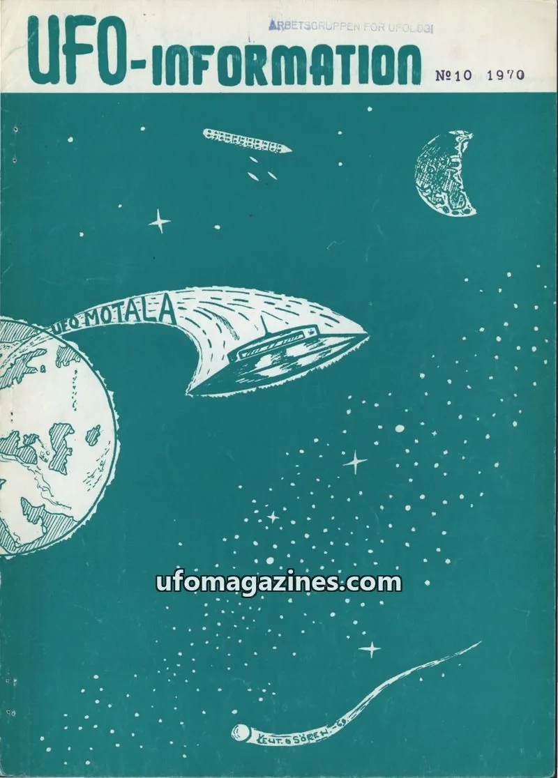 Cover of UFO Information issue 10: UFO-INFORMATION