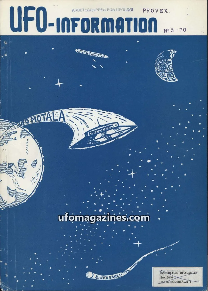 Cover of UFO Information issue 3-70: UFO-INFORMATION