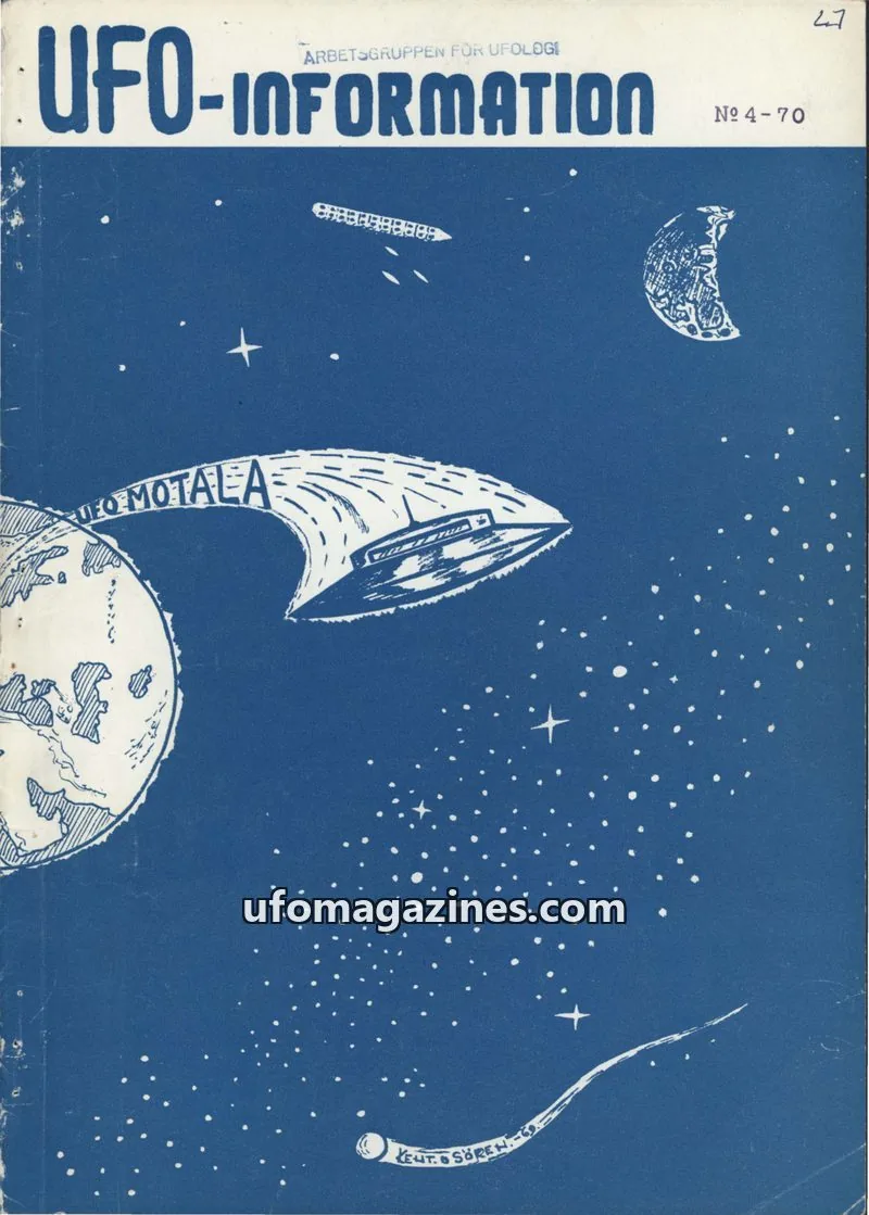 Cover of UFO Information issue 4-70: UFO-INFORMATION