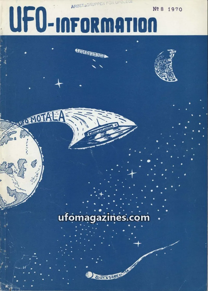 Cover of UFO Information issue 8: UFO-INFORMATION