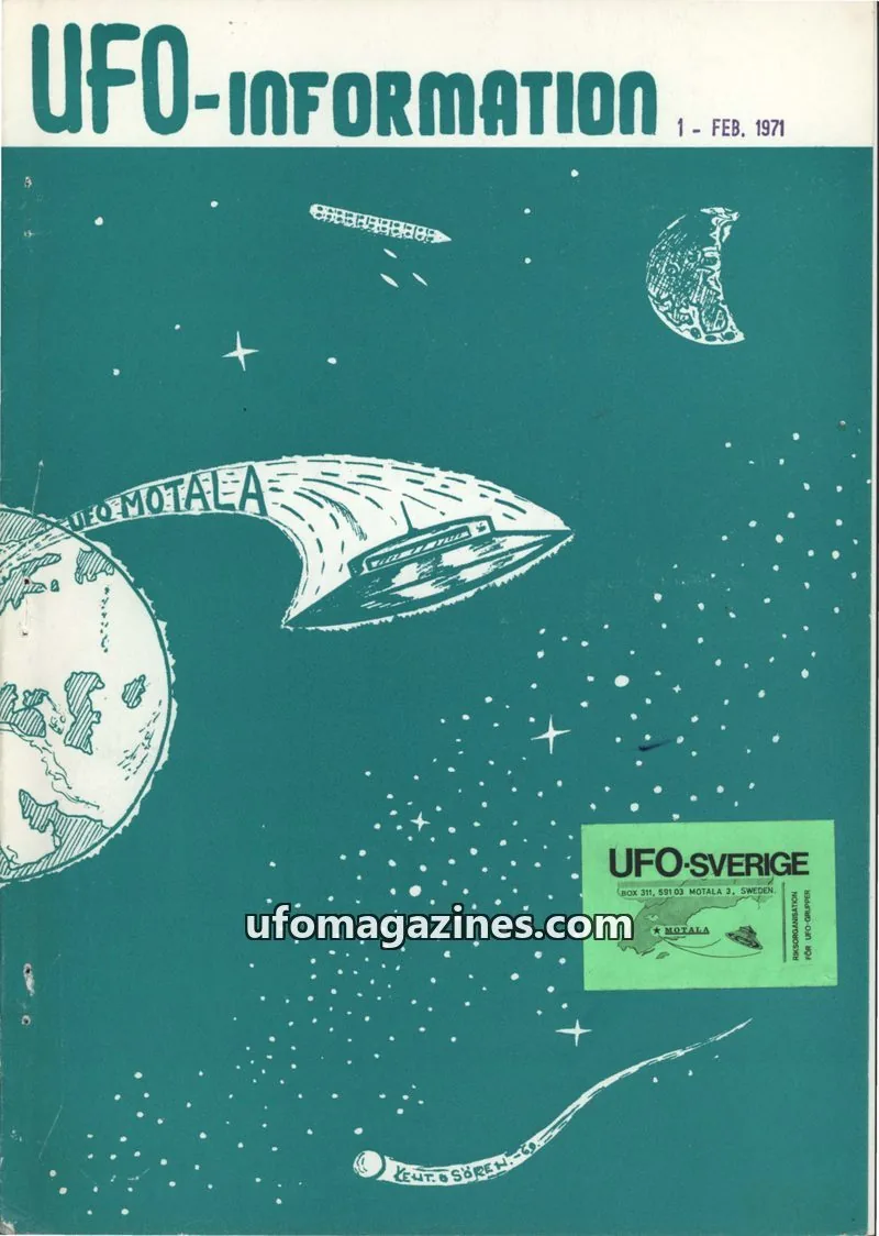 Cover of UFO Information issue 1: UFO-INFORMATION