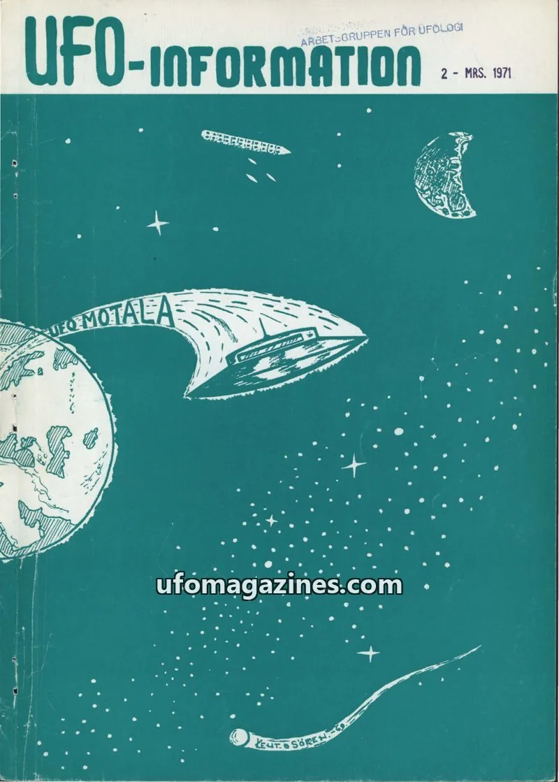 Cover of UFO Information issue 2: UFO-INFORMATION