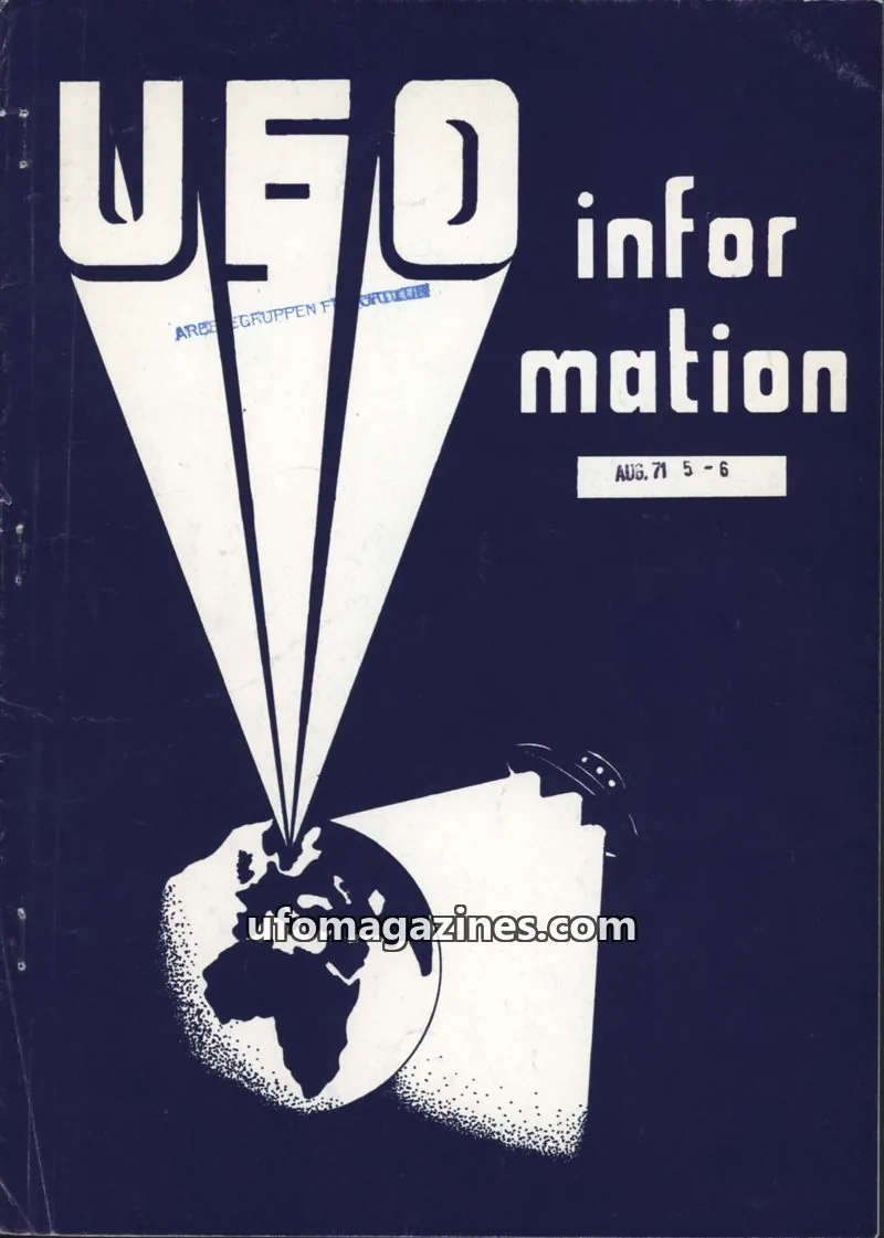 Cover of UFO Information issue 5-6: UFO information