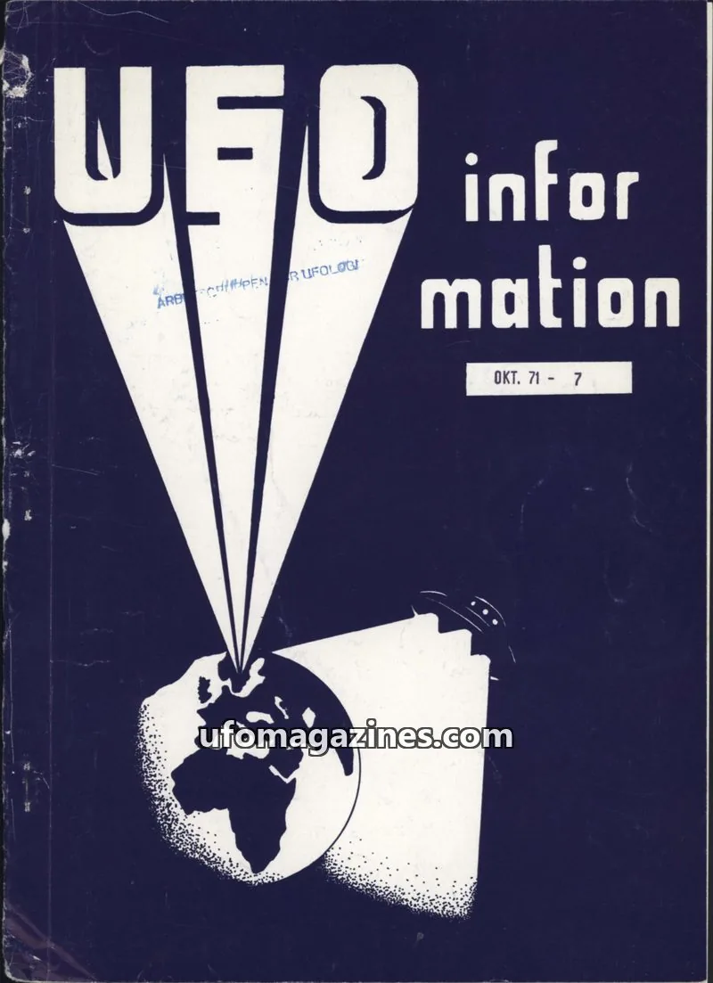 Cover of UFO Information issue 7: UFO information