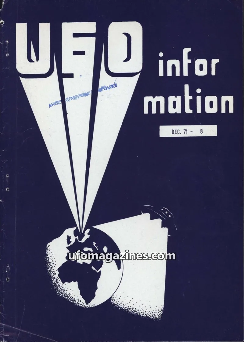 Cover of UFO Information issue 8: UFO information