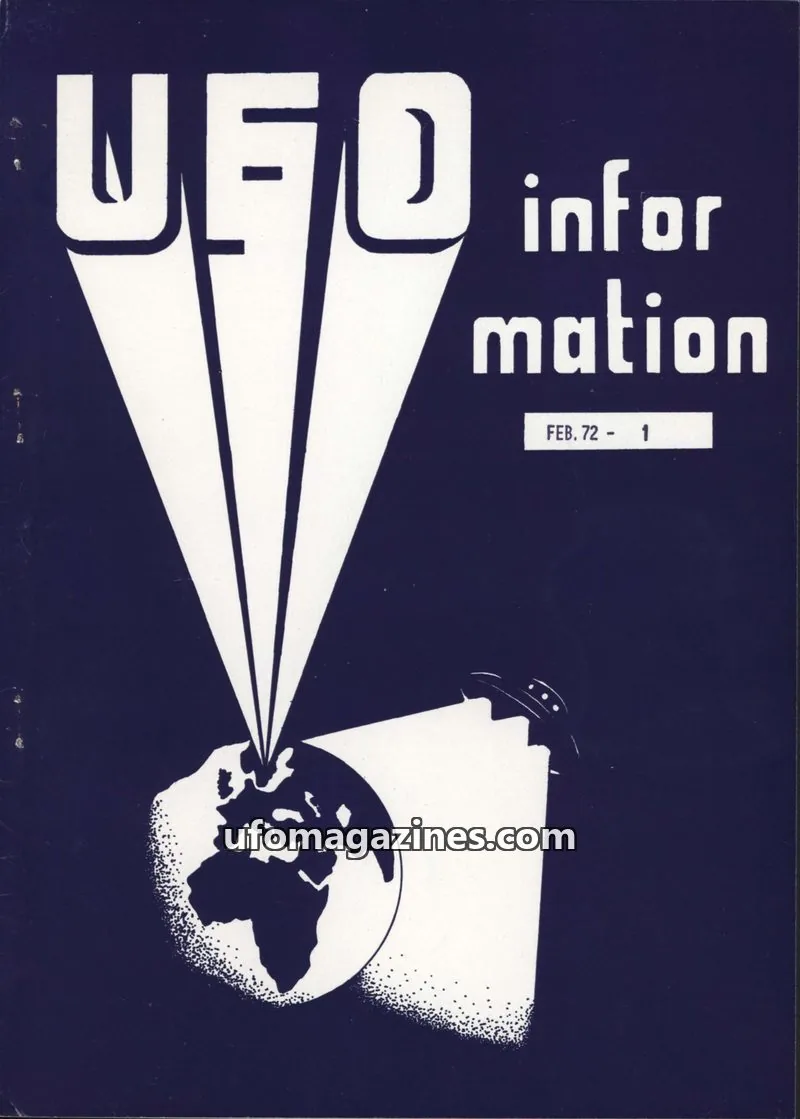 Cover of UFO Information issue 1: UFO information
