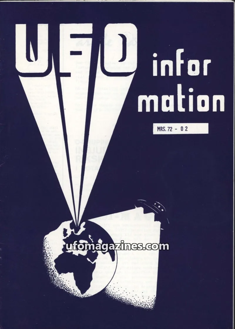 Cover of UFO Information issue MRS. 72 - 02: UFO information