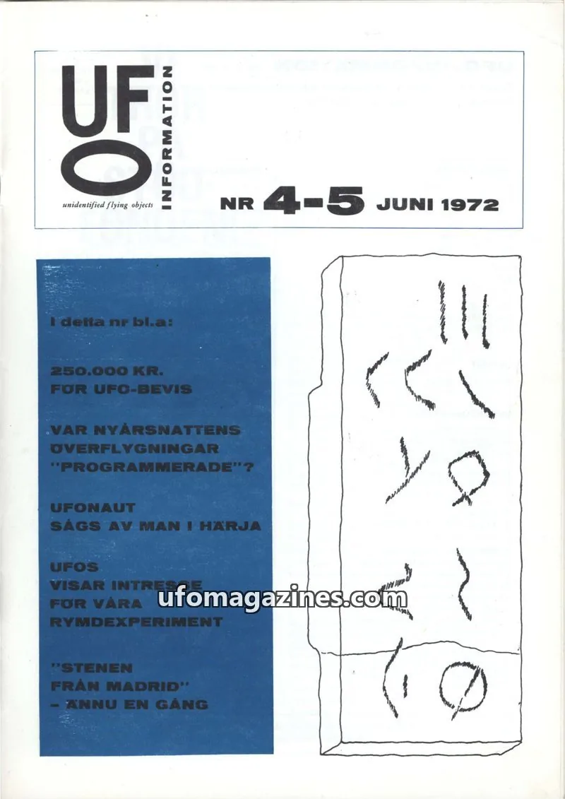 Cover of UFO Information issue 4-5: UFO-INFORMATION