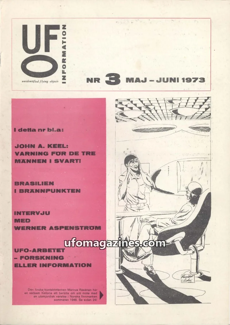 Cover of UFO Information issue 3: UFO-INFORMATION