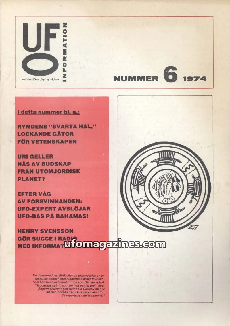 Cover of UFO Information issue 6: UF INFORMATION