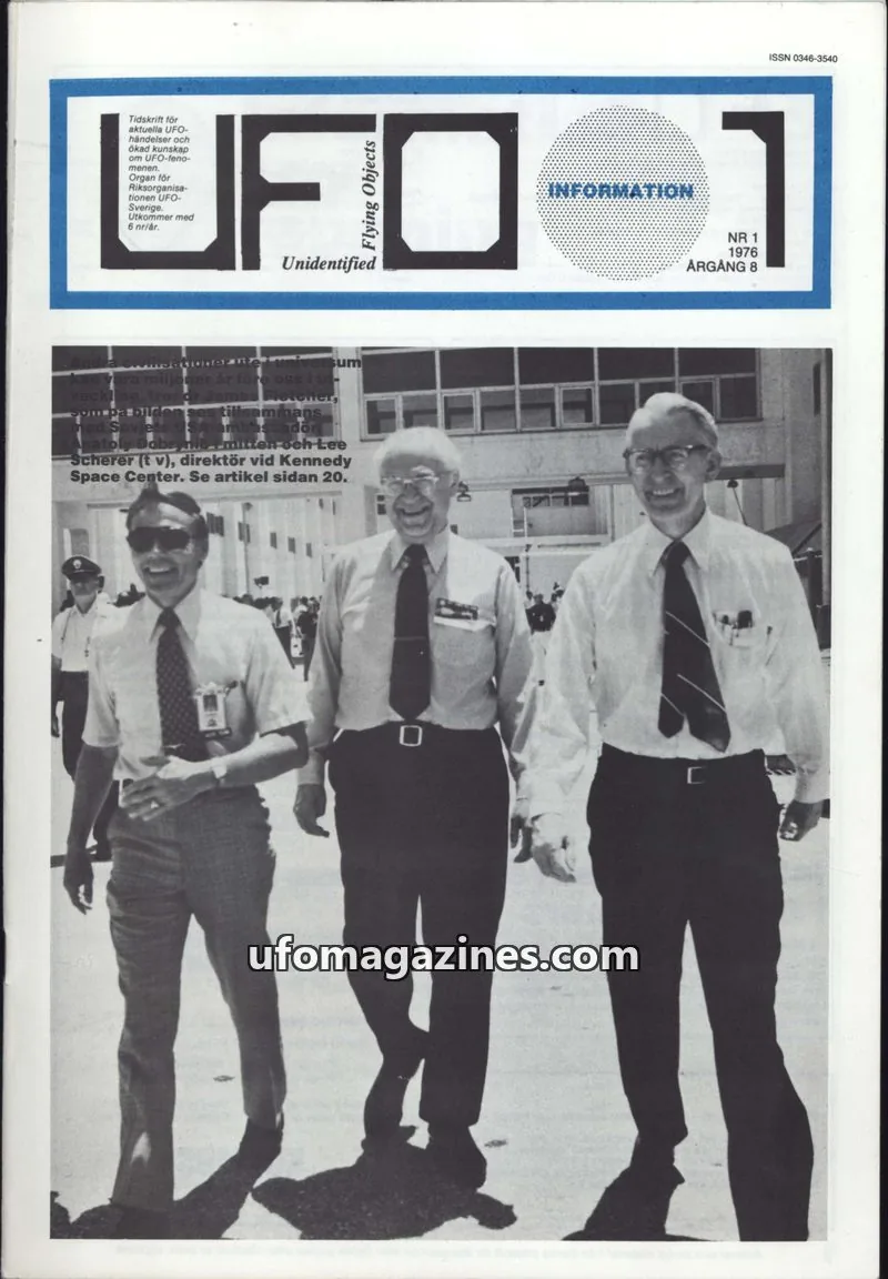 Cover of UFO Information issue 1: UFO-INFORMATION