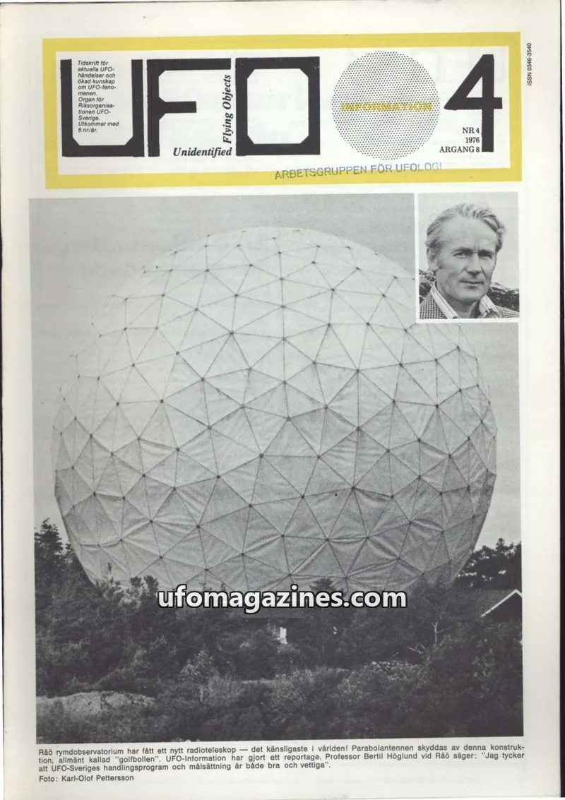 Cover of UFO Information issue 4: UFO INFORMATION