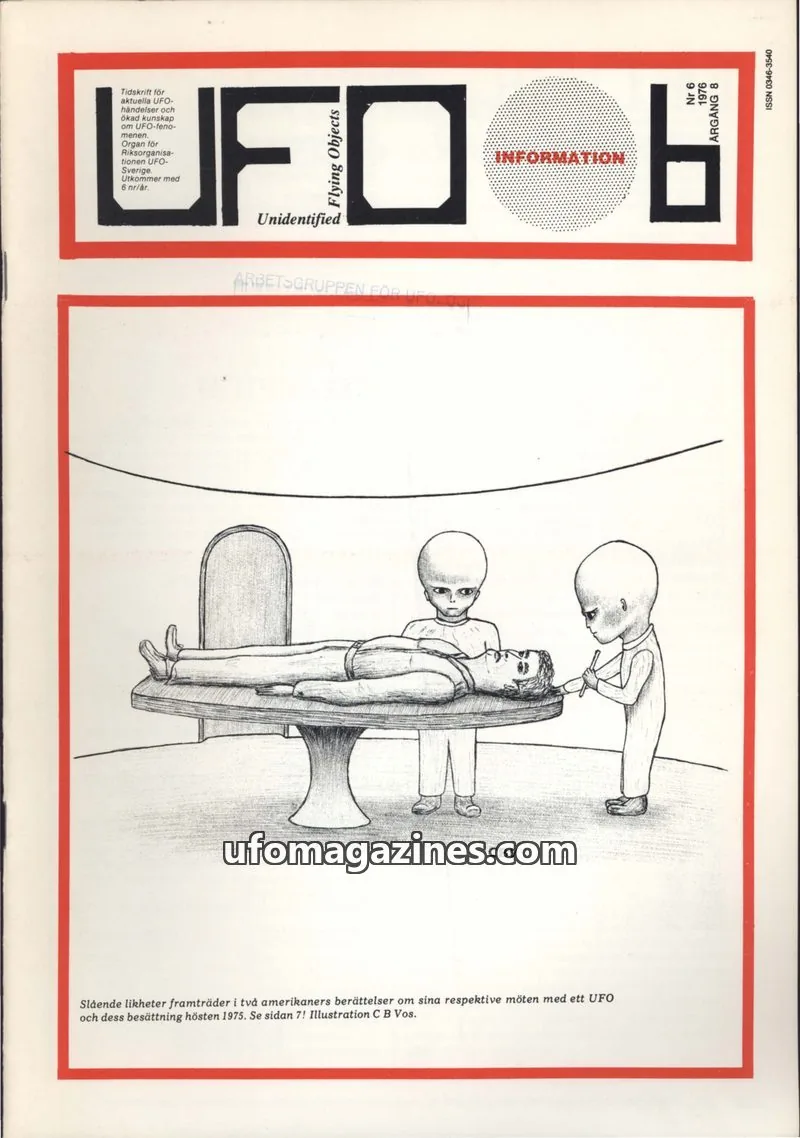 Cover of UFO Information issue 6: UFO INFORMATION
