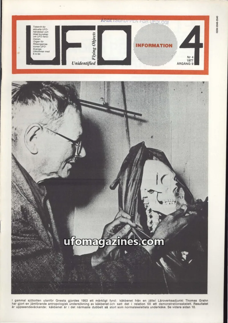 Cover of UFO Information issue 4: UFO INFORMATION