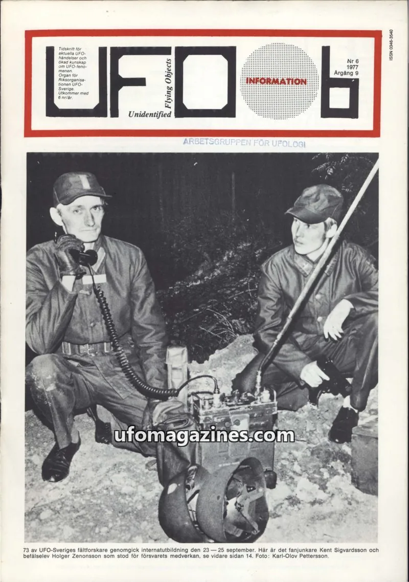 Cover of UFO Information issue Nr 6: UFO INFORMATION