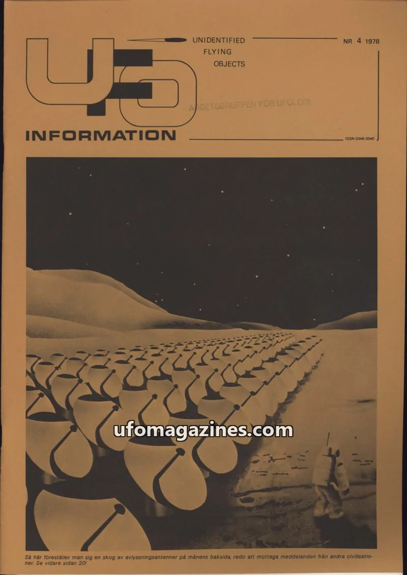 Cover of UFO Information issue 4: UFO-INFORMATION