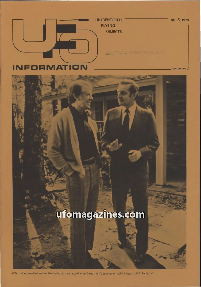 Cover of UFO Information issue 5: UFO-INFORMATION