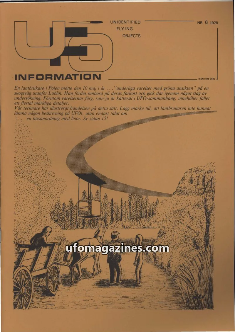 Cover of UFO Information issue 6: UFO-INFORMATION