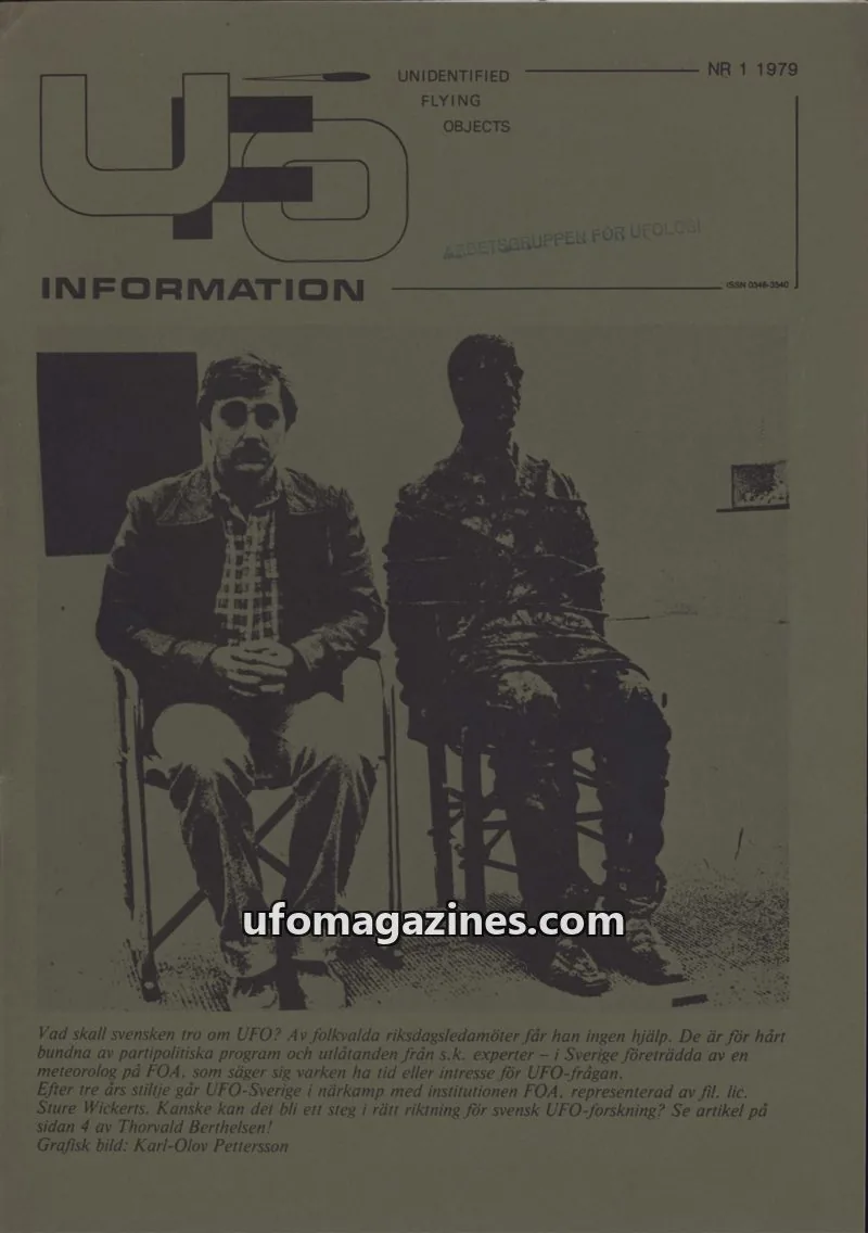 Cover of UFO Information issue NR 1 1979: UFO-INFORMATION