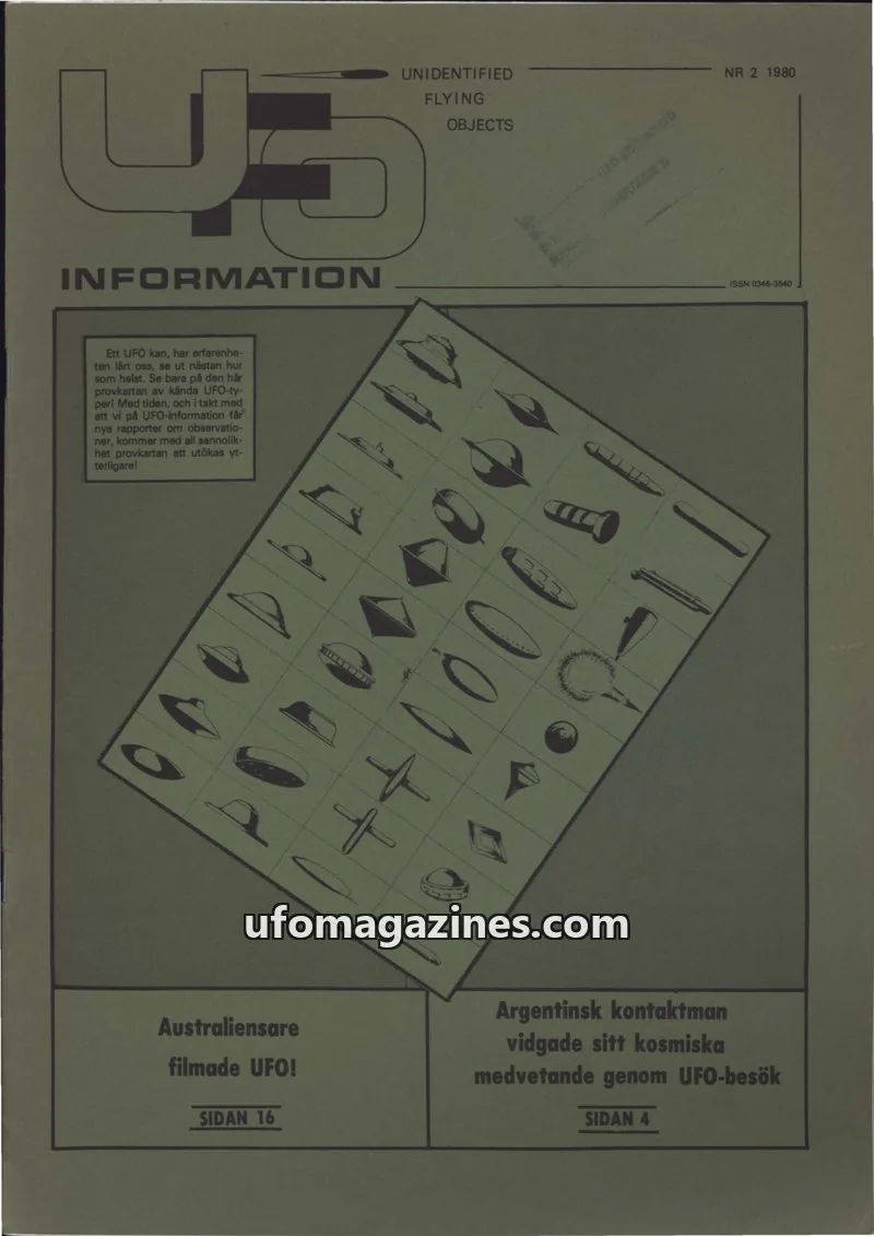 Cover of UFO Information issue NR 2: UFO-INFORMATION